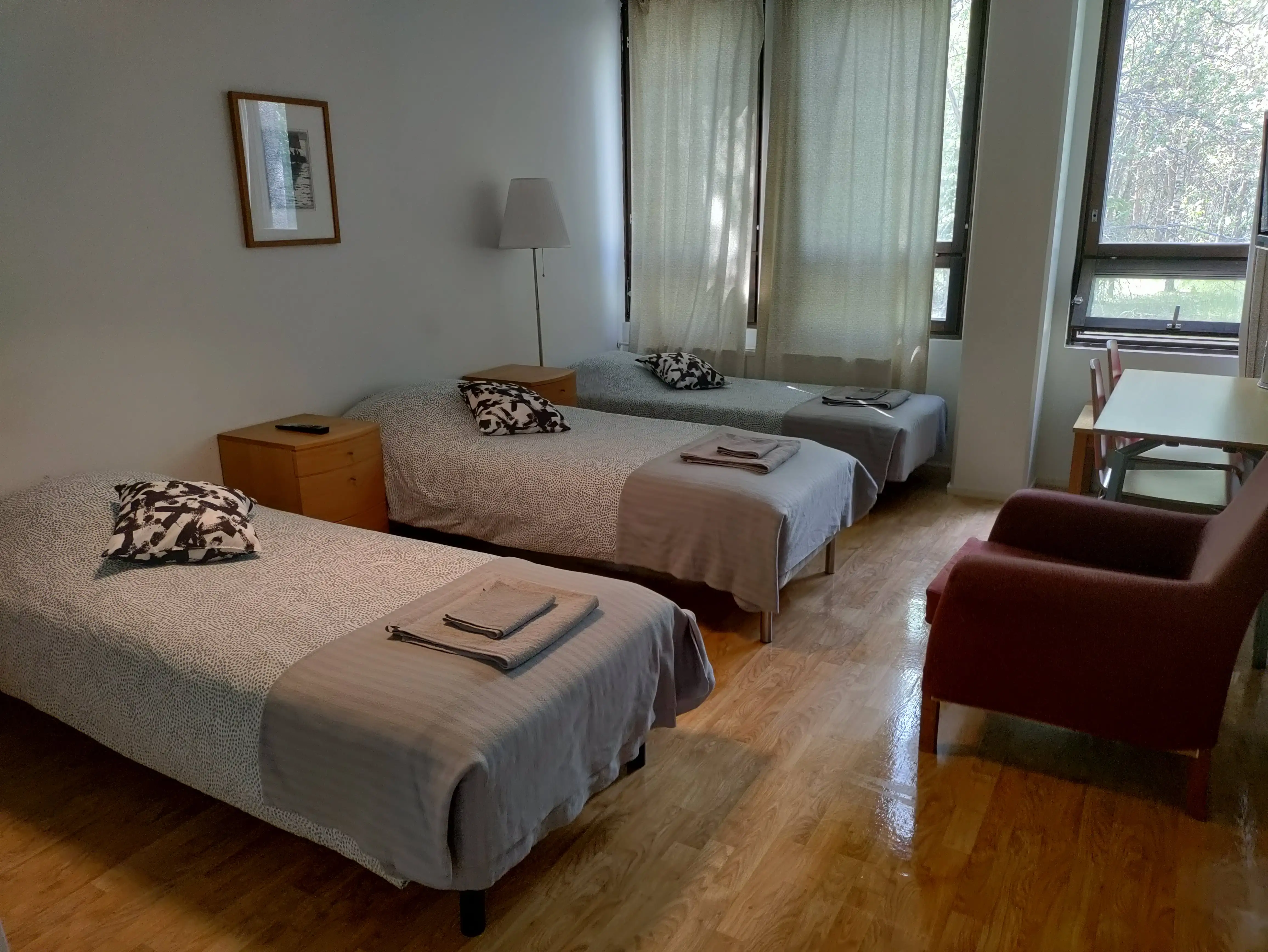 Hostel huone kolmelle
